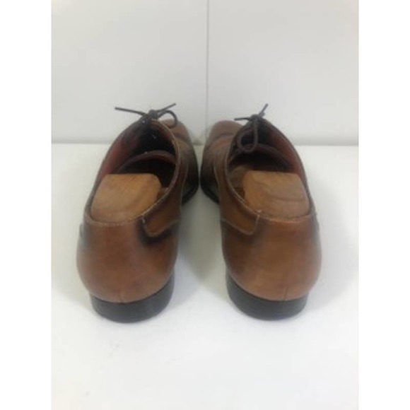 Mezlan Leather Square Toe Lace-Up Oxfords Dress Shoes Brown Mens US 11 main image 5